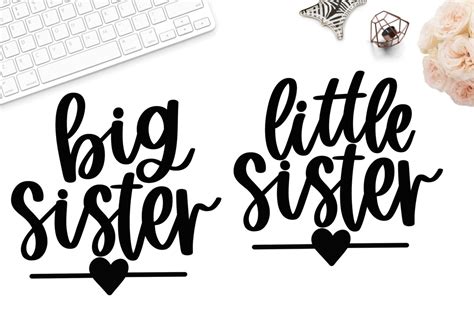 Big sister svg, little sister svg, siblings svg, family svg (1172815