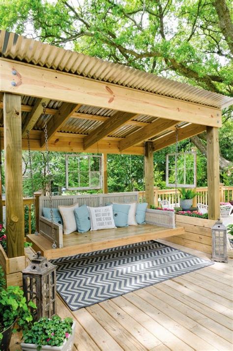 30 Outstanding Backyard Patio Deck Ideas To Bring A Relaxing Feeling