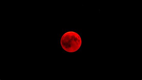 Red Full Moon Wallpapers On Wallpaperdog