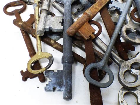 Vintage Skeleton Key Door Cabinet Lock Antique Hardware Etsy