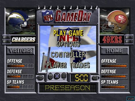 Nfl Gameday For Sony Playstation The Video Games Museum