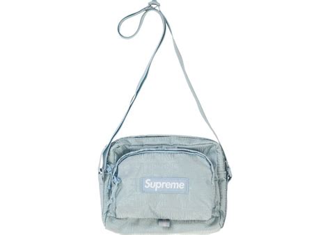 Supreme Supreme Shoulder Bag Ss19 Light Blue Streetwear Official