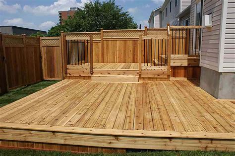 Backyard Wood Deck Ideas Decoomo