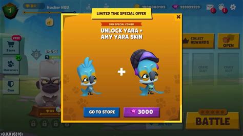 Unlock Yara Amy Yara Skin New Character Zooba Youtube