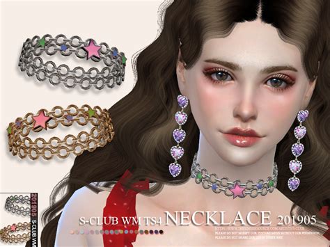 The Sims Resource S Club Ts4 Wm Necklace 201905