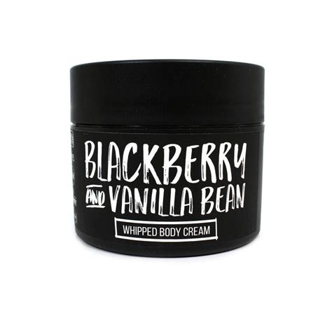 Blackberry And Vanilla Bean Whipped Body Cream Whipped Body Etsy