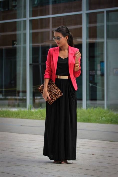40 ways to wear blazer over maxi skirt black maxi skirt outfit blazer outfits for women