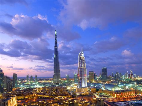 Burj Khalifa In The Night Hd Desktop Wallpaper Widescreen High