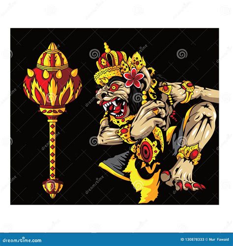Culture From Javanese Indonesian Vector Design Stock Vector