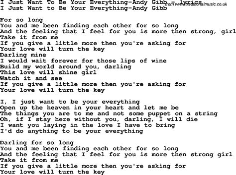 Everything I Need Lyrics Song Lyrics With Guitar Chords For