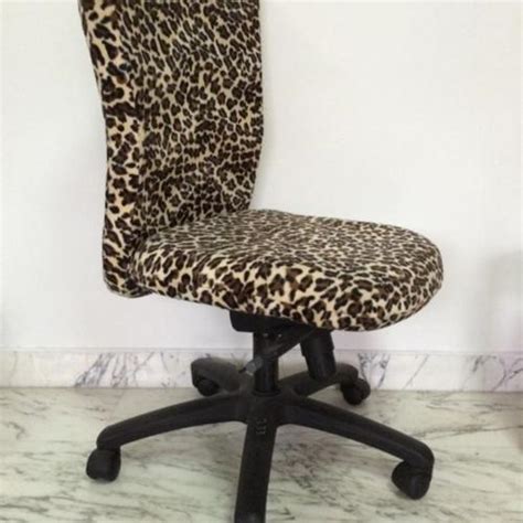 Custom Made Leopard Print Office Chair For Sale In Bedok South Avenue 3