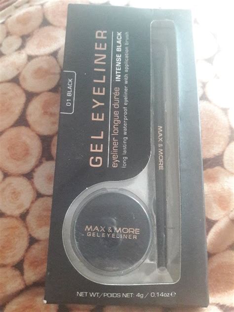 Max And More Gel Eyeliner 01 Black Inci Beauty