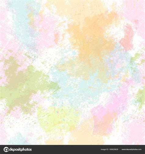 Seamless Pattern Watercolor Splatter Pastel Spot Colorful Vector
