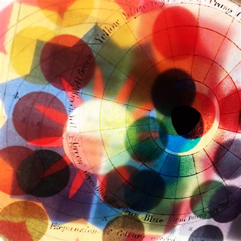 The Rainbow Chromatic Color Theory Multiple Print Depth Effect 11x9