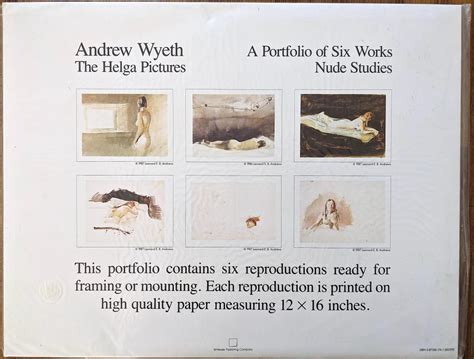 Lot Andrew Wyeth The Helga Pictures A Portfolio Of Six Nudes