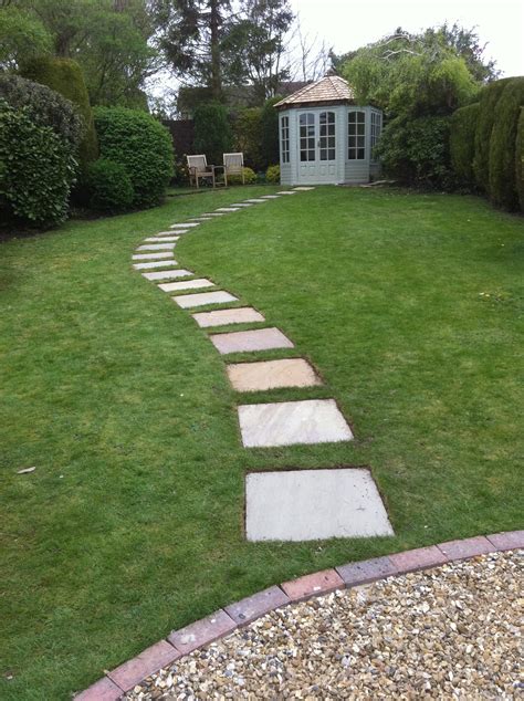 Gravel Path Stepping Stones Front Garden Low Maintenance