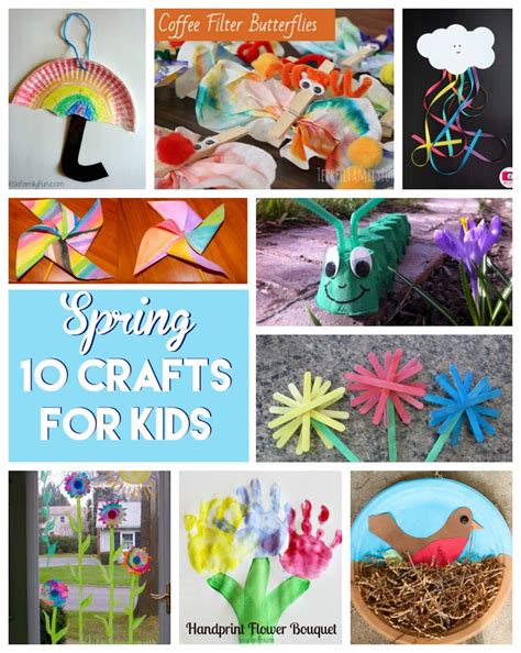 10 Spring Crafts For Kids A Grande Life