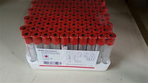 BD Vacutainer Test Tubes With Activator Coagulation Empty 10 Ml Amazon