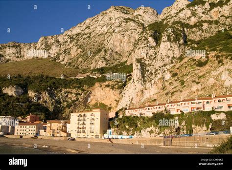 Catalan Bay Italianate Village Rock Of Gibraltar Stock Photo Alamy