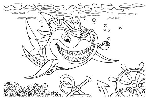 Great White Shark Free Printable Coloring Pages Great White Shark