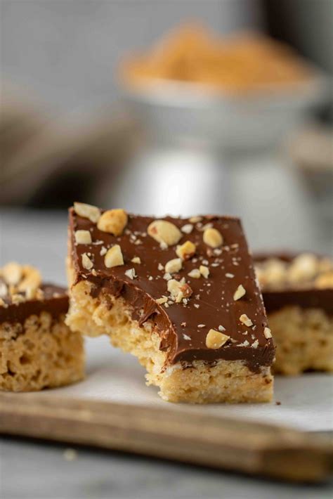 Easy Chocolate Peanut Butter Rice Krispie Treats Lifestyle Of A Foodie