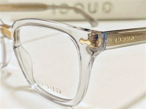 Gucci Eyeglasses Gg184o 005 Womens Transparent W Gold