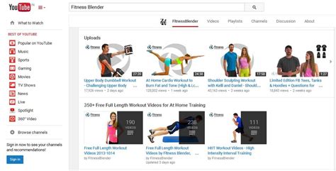 Best Youtube Workout Channels To Exercise At Home