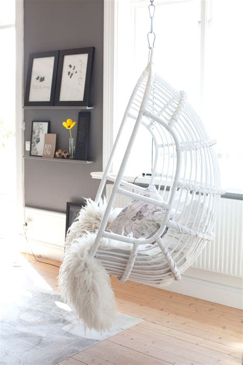 So i'd open up the ceiling and use real wood and build a reinforced box in. Charming Home Furniture Ideas with Chairs That Hang from ...