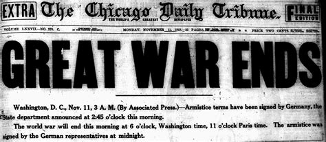 Blogspost100 Years Ago Chicago Celebrated The End Of Wwi 100