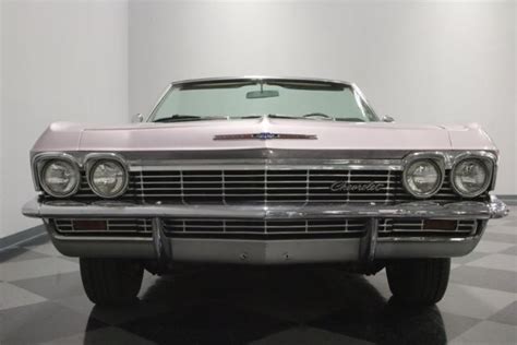 1965 Chevrolet Impala Ss 77957 Miles Evening Orchid Convertible 327 V8