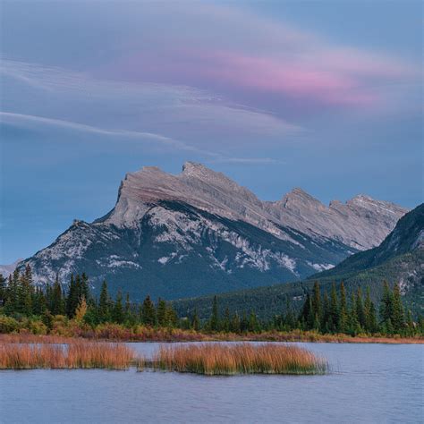 Vermilion Lake And Mount Rundle Banff Canada