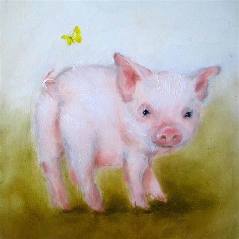 Image Result For Simple Pig Paintings Pig Painting Watercolor