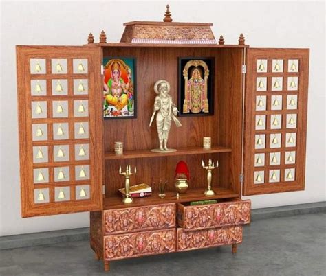 Touch device users can explore by touch or with swipe gestures. 10 Simple & Latest Pooja Room Designs In Wood | Styles At Life