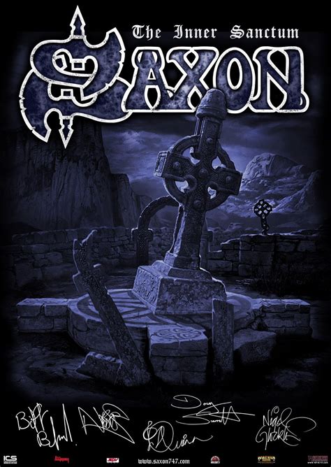 Saxon The Inner Sanctum Metal Posters Art Rock N Roll Art Rock