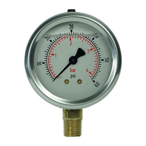 Pressure And Vacuum Gauges Pressure Gauge 60 Psi Hydracheck