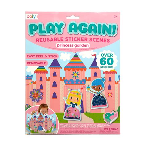 Play Again Reusable Sticker Scenes 810078031826