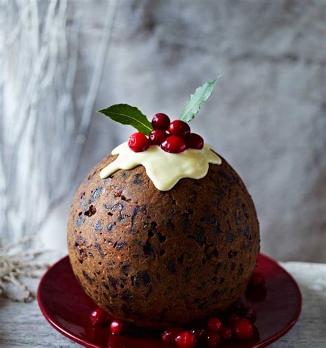 cranberry gingerbread christmas pudding with ginger sauce sainsbury`s magazine