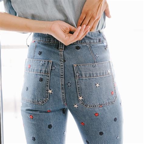 Denim Every Day 21 Of 24 Your Fall Wardrobe Starring Our Rivet And Thread Embroidered Jeans