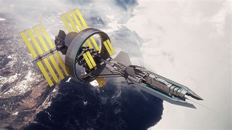 Artstation Space Station Concept Encho Enchev Space Station