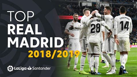 See actions taken by the people who manage and post content. TOP Goles Real Madrid LaLiga Santander 2018/2019 - YouTube