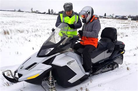 В Республике Коми проходят рейдовые мероприятия Самоходная машина Снегоход