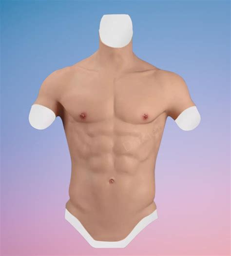 Halloween Fake Male Pectoral Muscle Breast Chest Skin Eva Foam Fancy