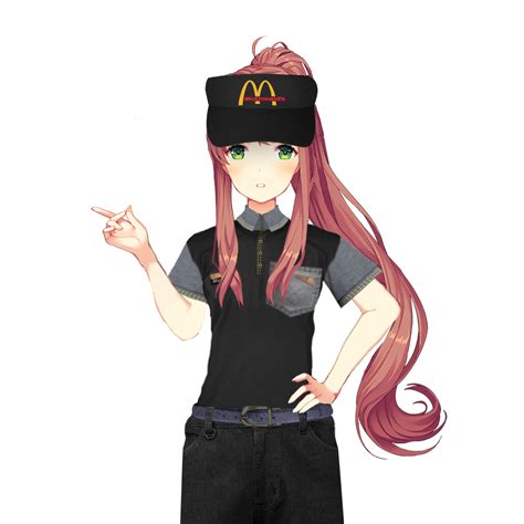 Since Ive Done One Like This Already Heres Monika As A Mcdonalds