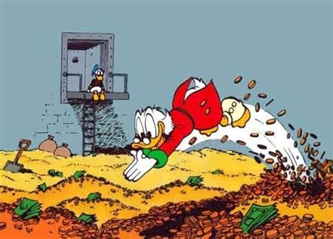 Scrooge Mcduck In His Money Vault Boutique Together Were Extraordinary