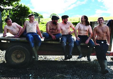 Farmers Pose Shirtless With Adorable Animals For A Risque Daily Mail