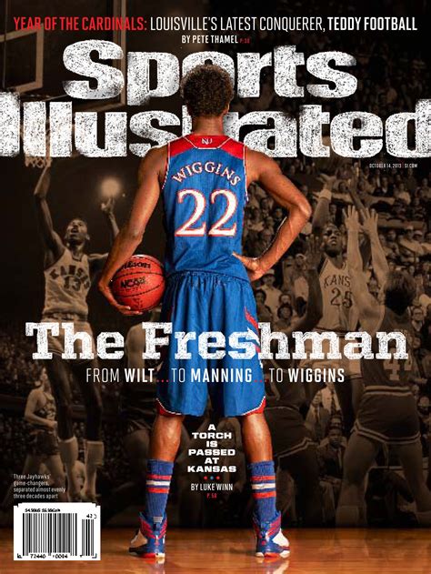 Andrew Wiggins Featured On The Cover Of Sports Illustrated October