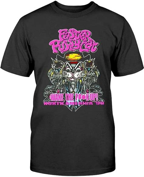 Faster Pussycat Concert Wake Tour Black Men T Shirt Reprint Size S To 5xl Uk Fashion
