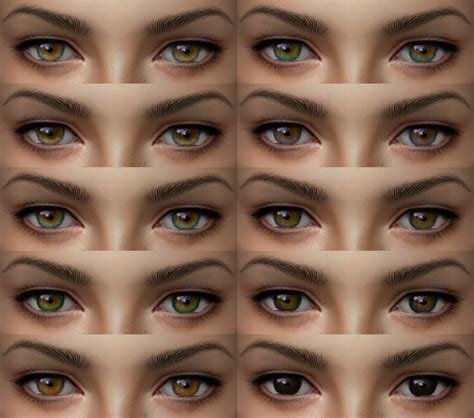 Mod The Sims 3 Realistic Sparkling Eyes Sets