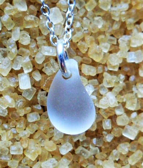 Mermaid Tear Pendant Scottish Sea Glass