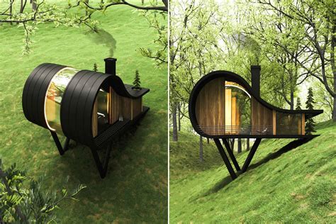 This Cabin Looks Like A Hobbit House That Got A Modern Makeover